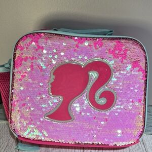 BARBIE Hot Pink MAGIC Sequin Lunch Bag Girlcore Glamcore